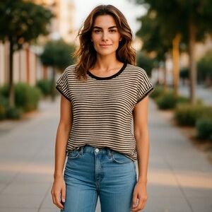 MICHAEL KORS Sequin Top. Size Medium